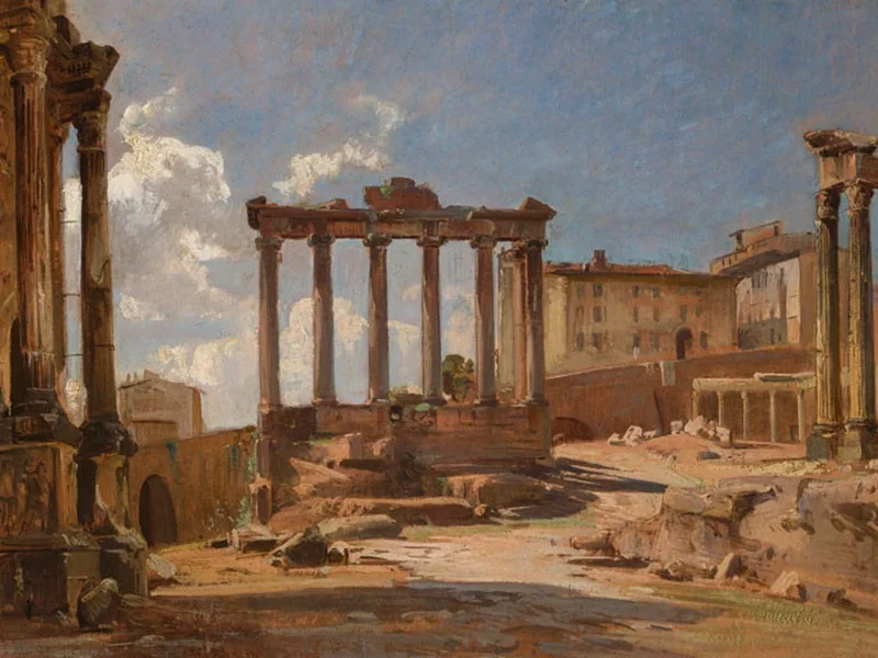 1832-Wilhelm Riedel - Foro Romano